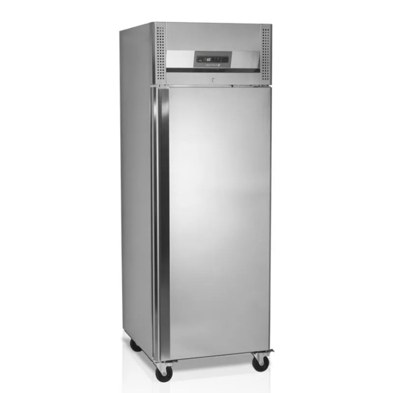 Negativer Edelstahl-Kühlschrank - 1 Volltür - 429 L