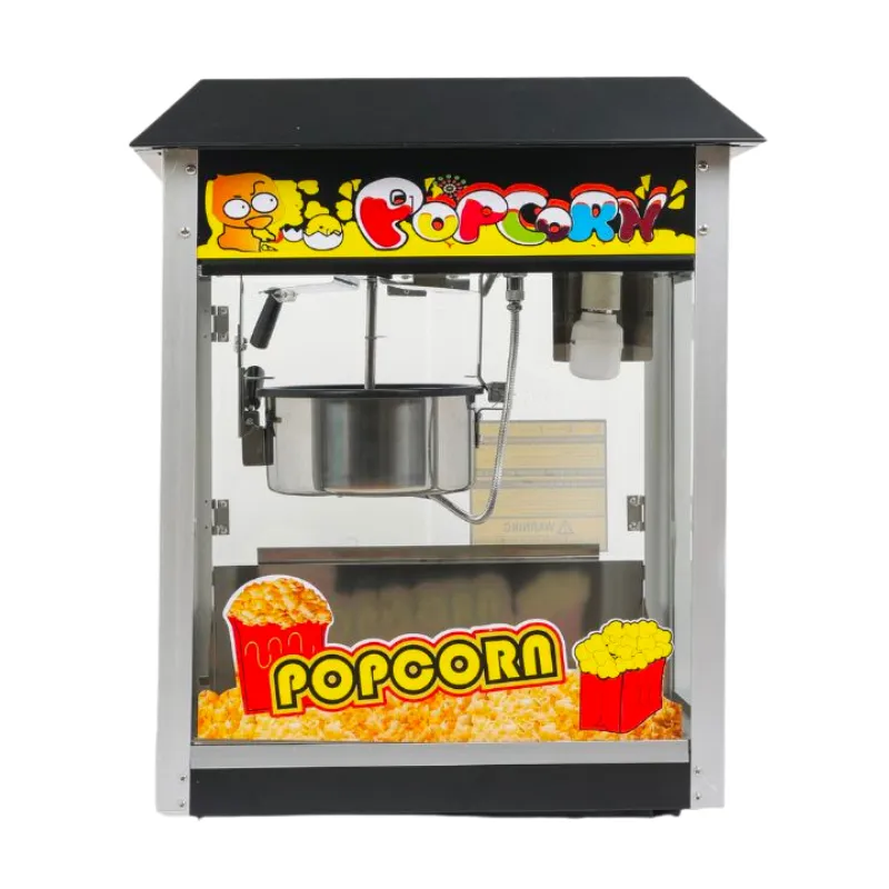 Professionelle Popcornmaschine - Schwarz