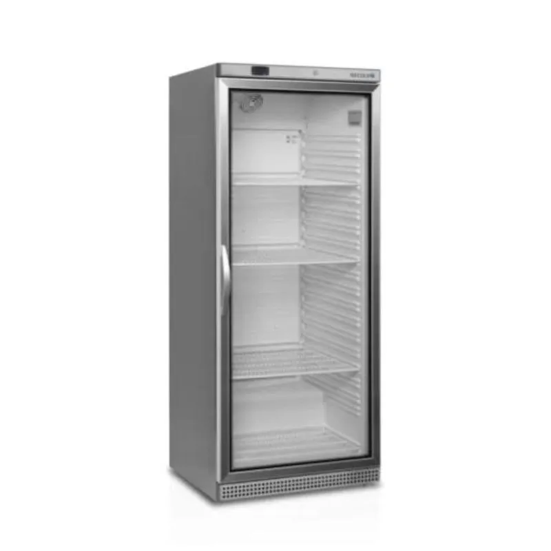 Glasierte Positive Kühlvitrine - Weiß - GN 2/1 - 570 L