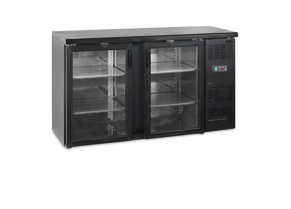 Kühltheke - 2 Glastüren - 277 L
