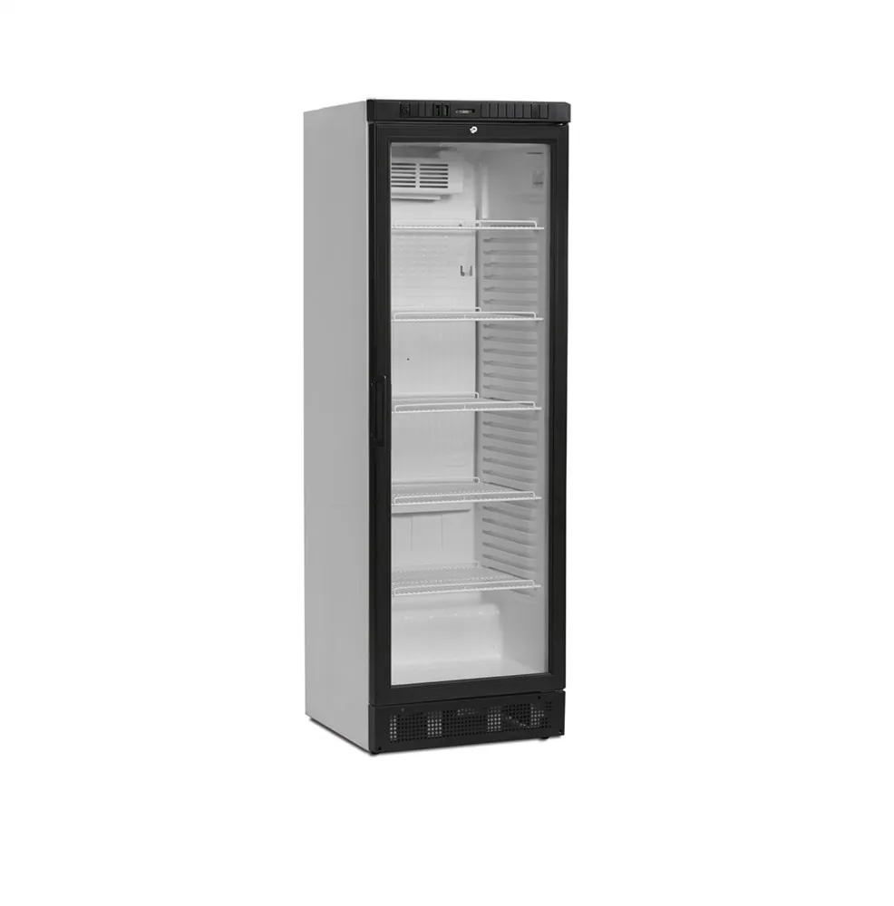 Getränkekühlschrank mit Glastür Weiß - 347 L