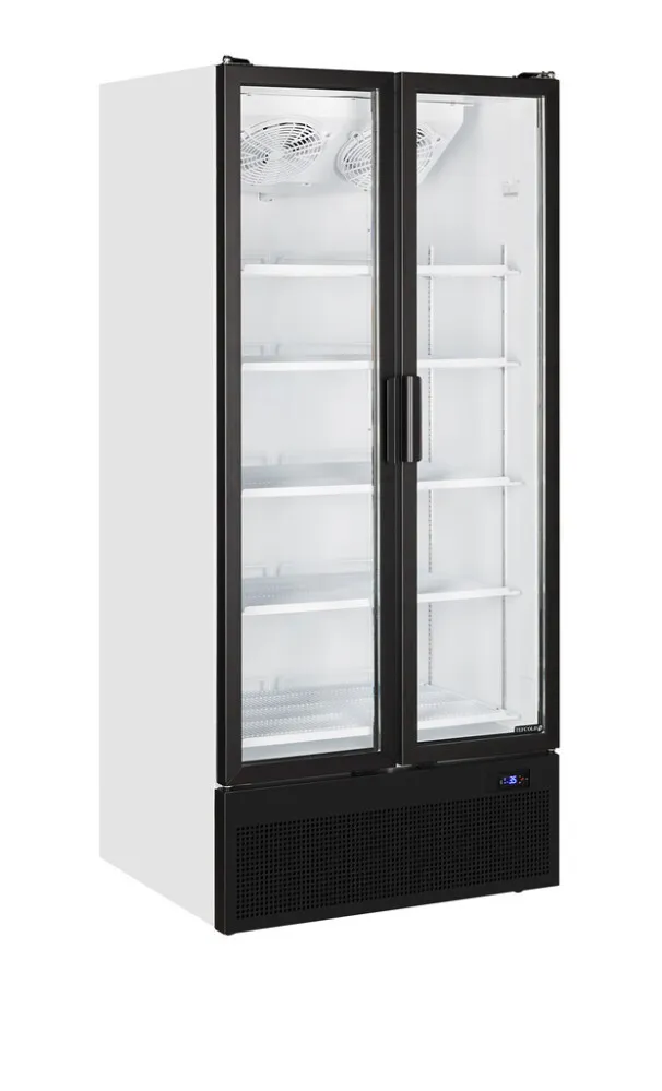 Getränkekühlschrank mit 2 Glastüren - 535 L