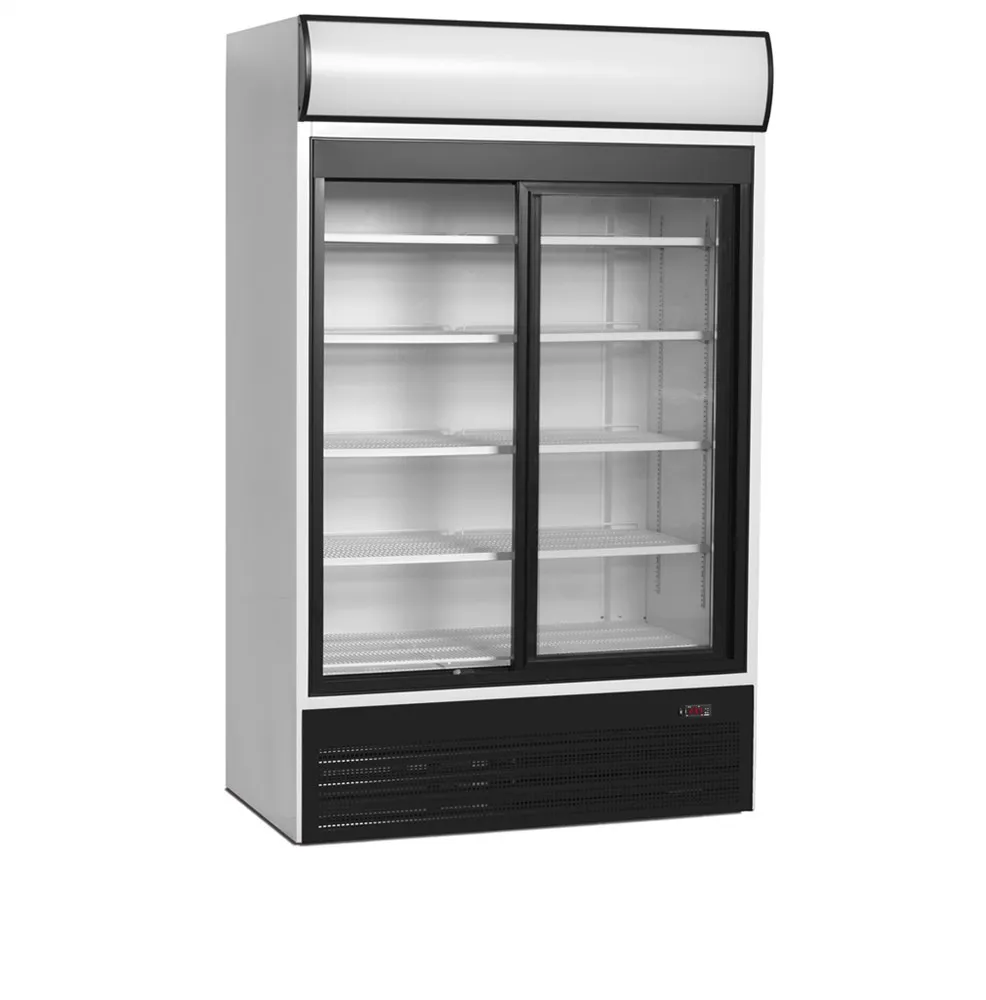 Kühlschrank mit 2 Schiebetüren aus Glas - 645 L