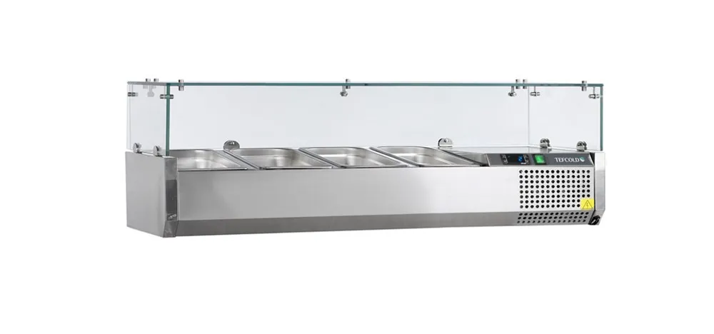 Saladette zum Aufstellen - Statisch - 5 GN 1/4 - 32 L