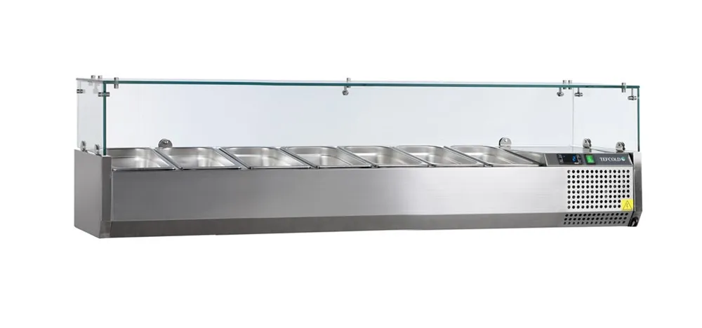 Saladette zum Aufstellen - Statisch - 7 GN 1/4 - 36,4 L