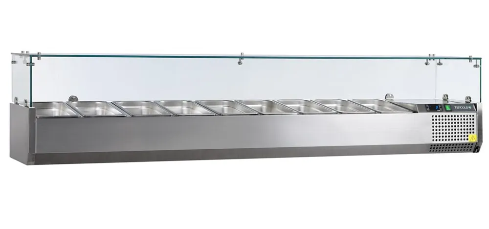 Saladette zum Aufstellen - Statisch - 10 GN 1/4 - 52 L