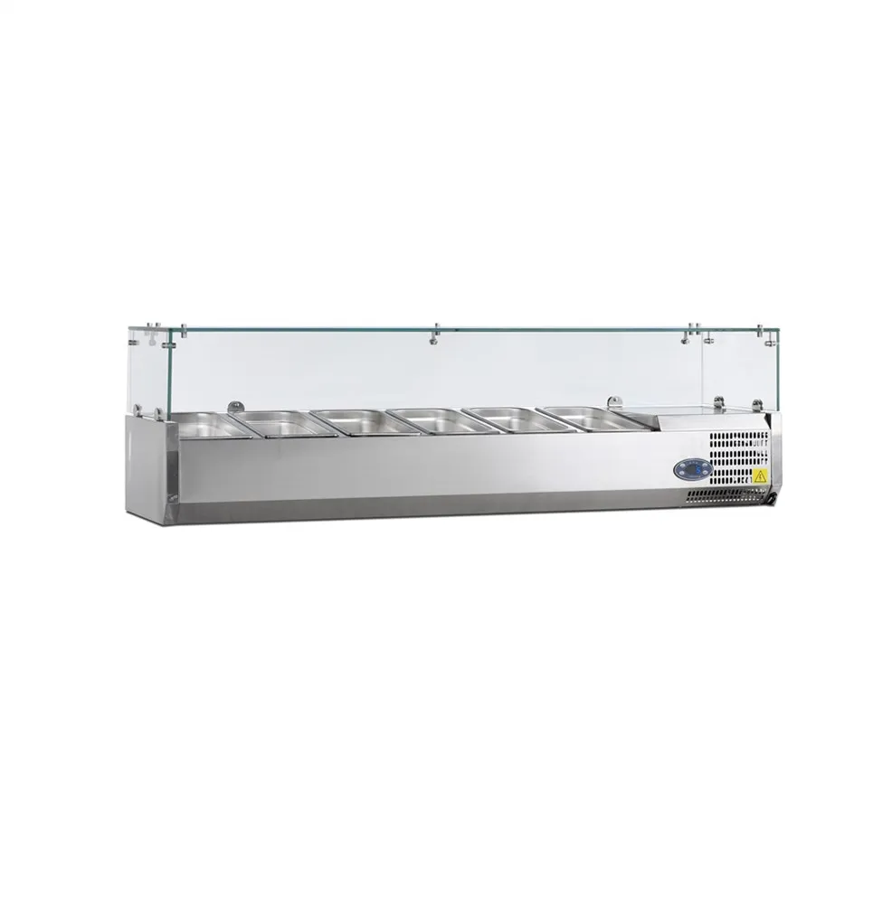 Saladette zum Aufstellen - Statisch - 6 GN 1/3 - 42,6 L