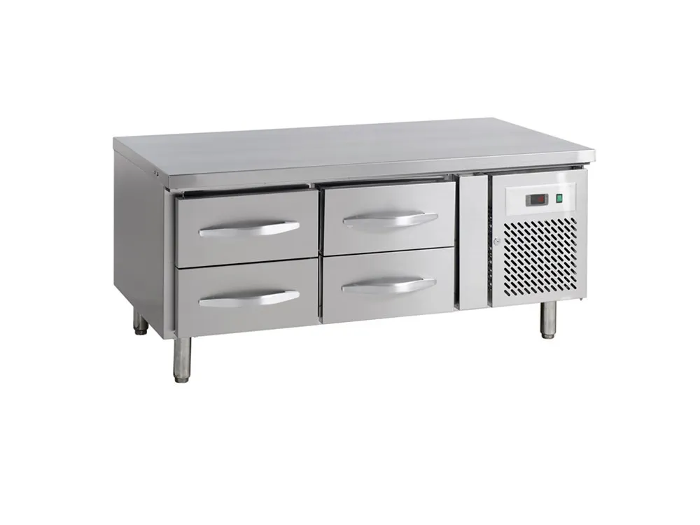 Positive Unterbau-Kühltisch GN 1/1 - 170 L - 4 Schubladen