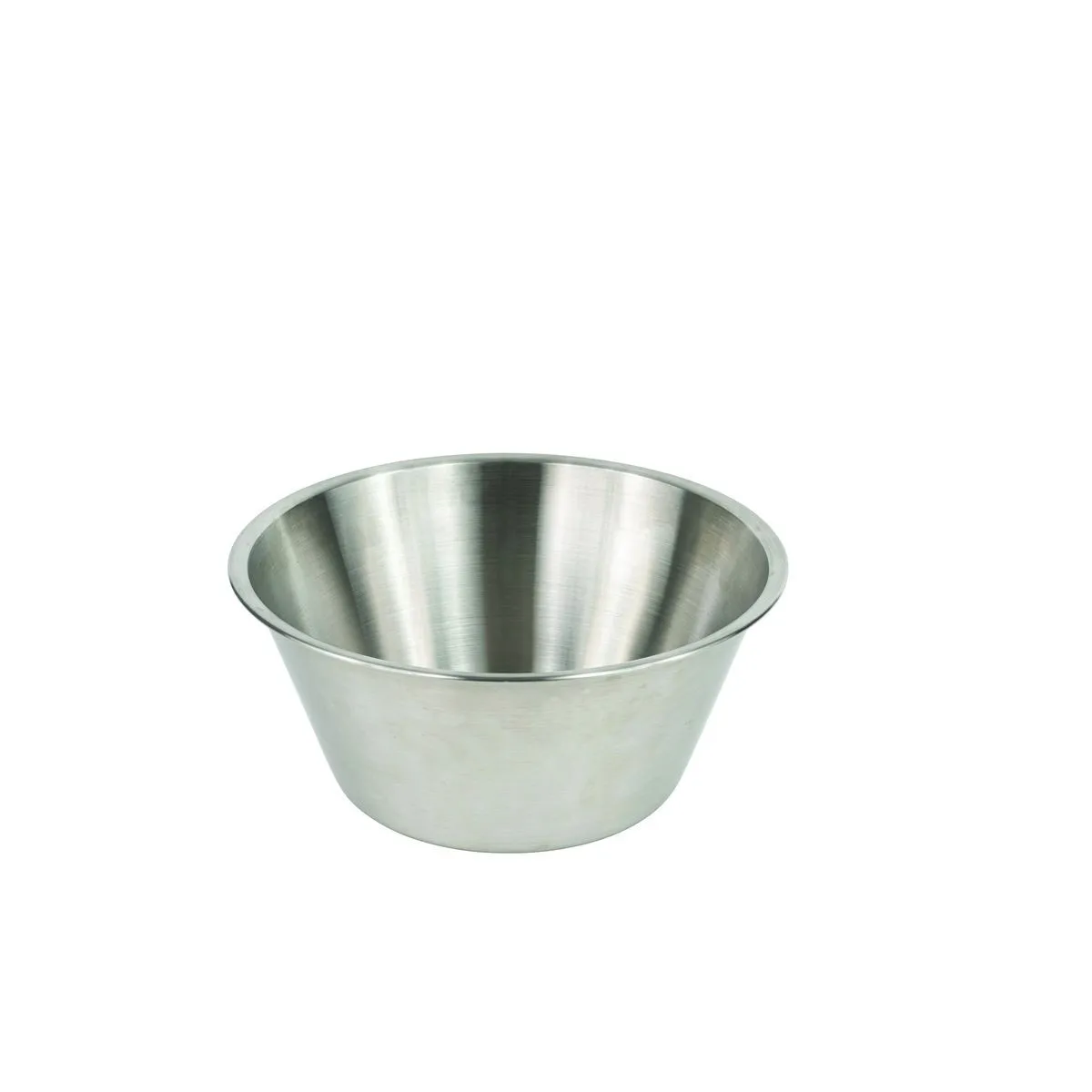 Flache Edelstahlschüssel - ⌀ 32 cm