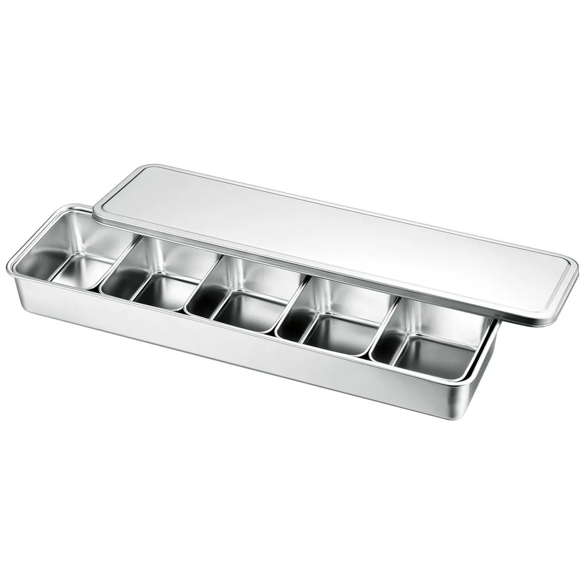 Japanische Box mit 5 Fächern - 224 x 149 x 63 mm