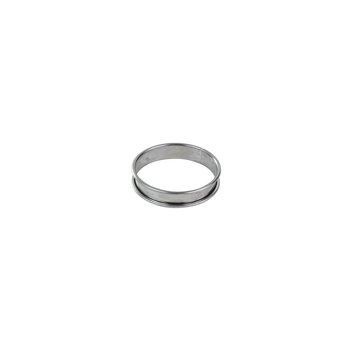 Tortenring aus Edelstahl mit gerolltem Rand - ⌀ 90 mm