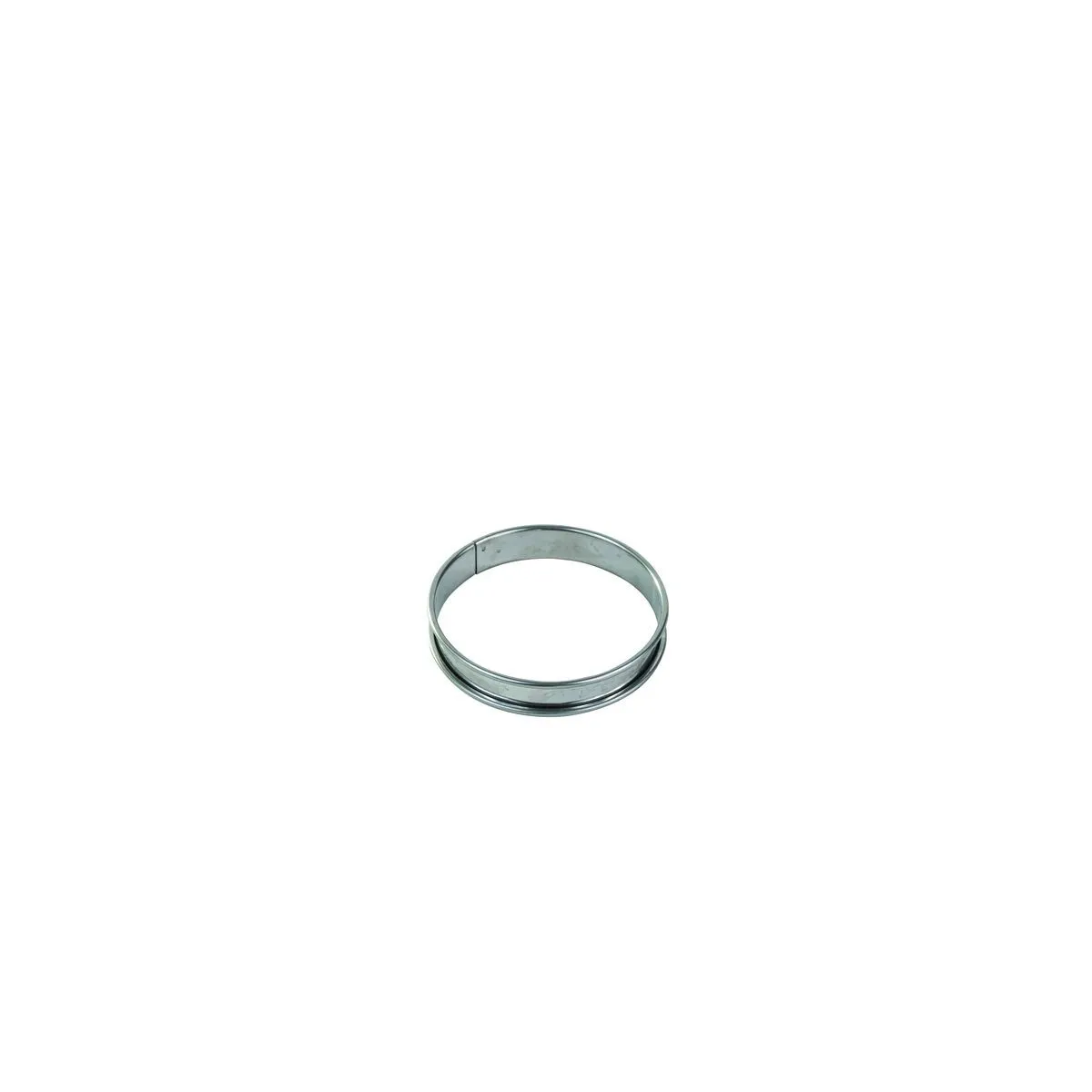 Edelstahl-Tortenring mit gerolltem Rand - ⌀ 100 mm