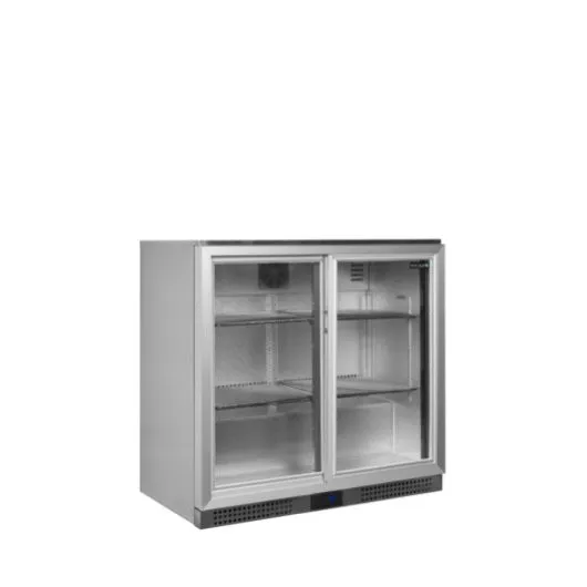 Kühltheke - 2 Schiebetüren aus Glas - 191 L