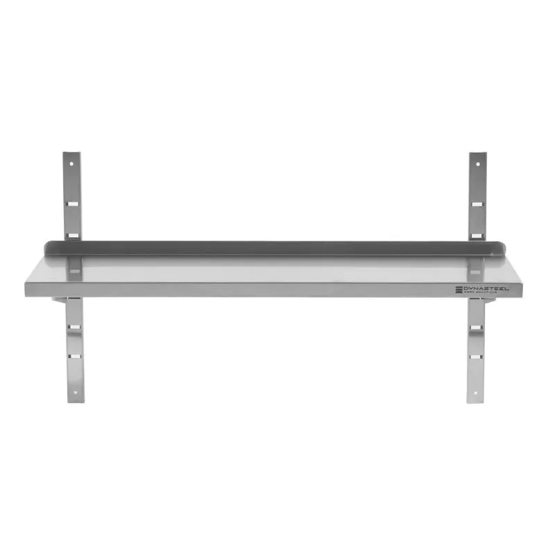 Wandregal aus Edelstahl - L 1400 x T 400 mm