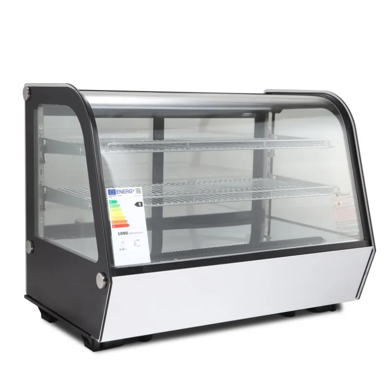 Gekühlte Thekenvitrine 160 L - Gebogen