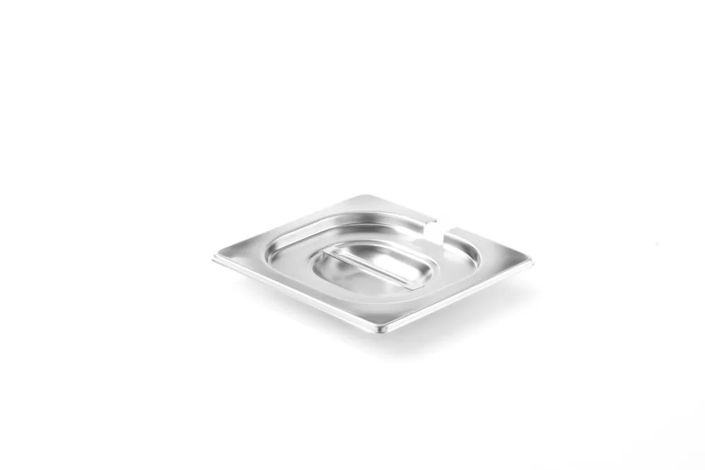Gastronorm-Deckel mit Aussparung für Schöpfkelle - GN 1/6