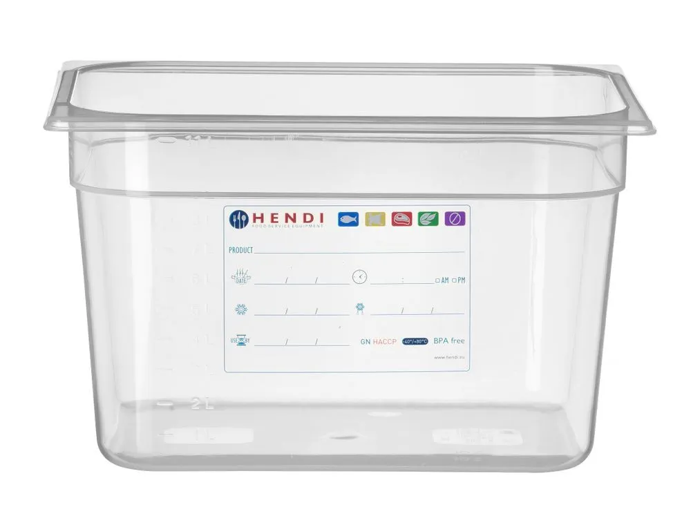 Gastronorm-Behälter GN 1/2 - 12,5 L - H 200 mm