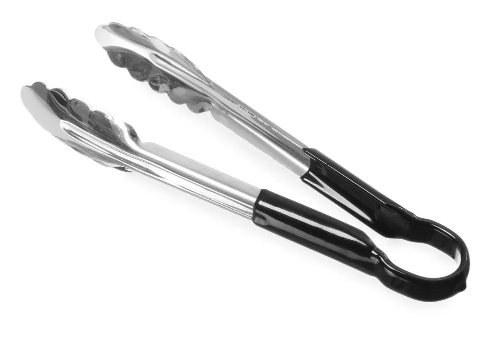 Servierzange HACCP Schwarz - L 250 mm