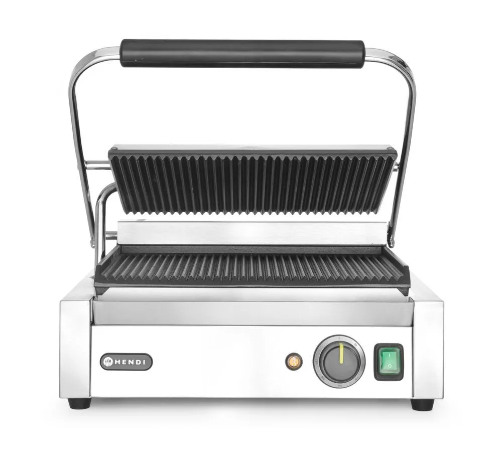 Kontaktgrill "Panini" - Gerillte Platten - 340 x 230mm
