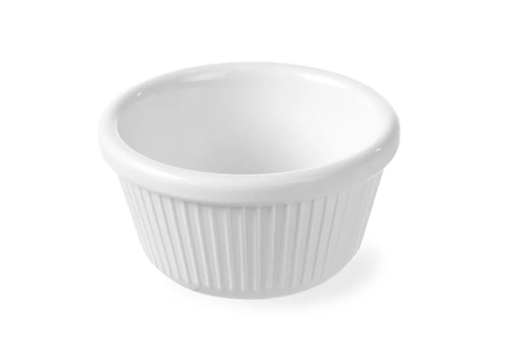 Rillenförmige Melamin-Ramekin - 80 ml
