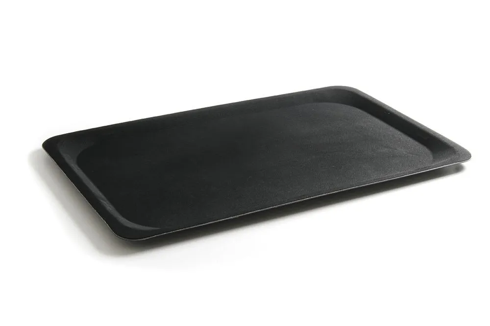 Rechteckiges Glasfaser-Tablett - Schwarz - GN 1/1