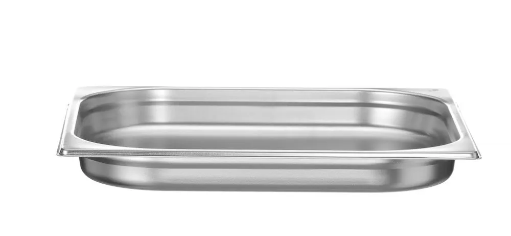 Gastronormbehälter GN 2/3 Edelstahl - Tiefe 40 mm - 3 L