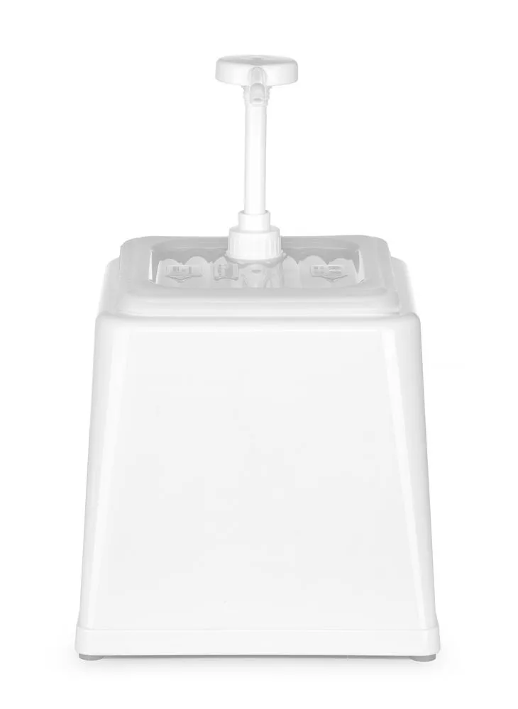 Saucenverteiler mit Pumpe - Weiß - 2,5 L