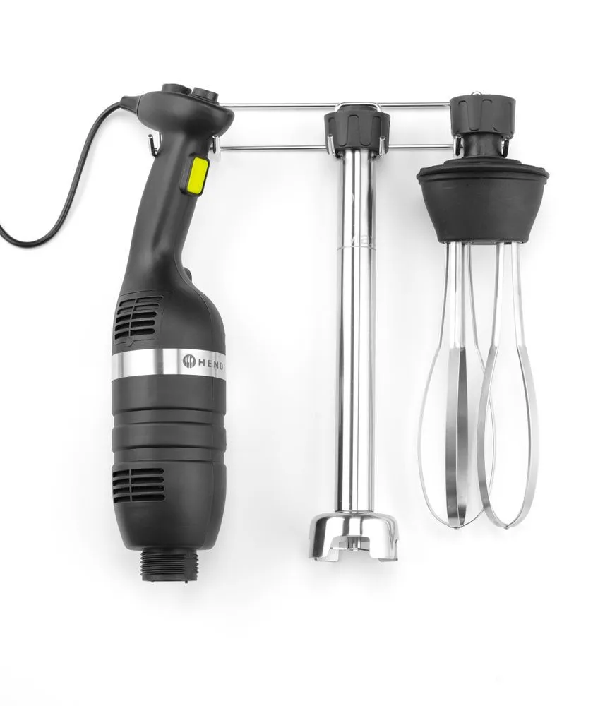 Stabmixer mit Schneebesen und Wandhalterung