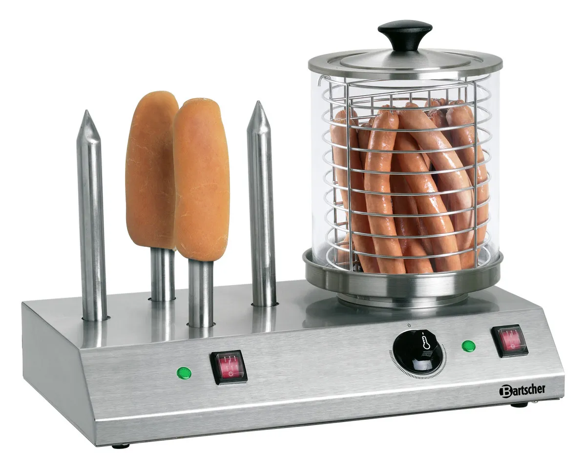 Hot-Dog-Maschine - 4 Toasts