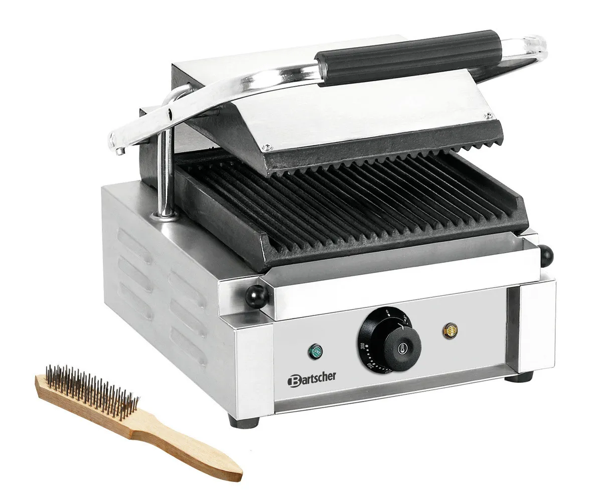 Panini-Maschine - gerillte Platten