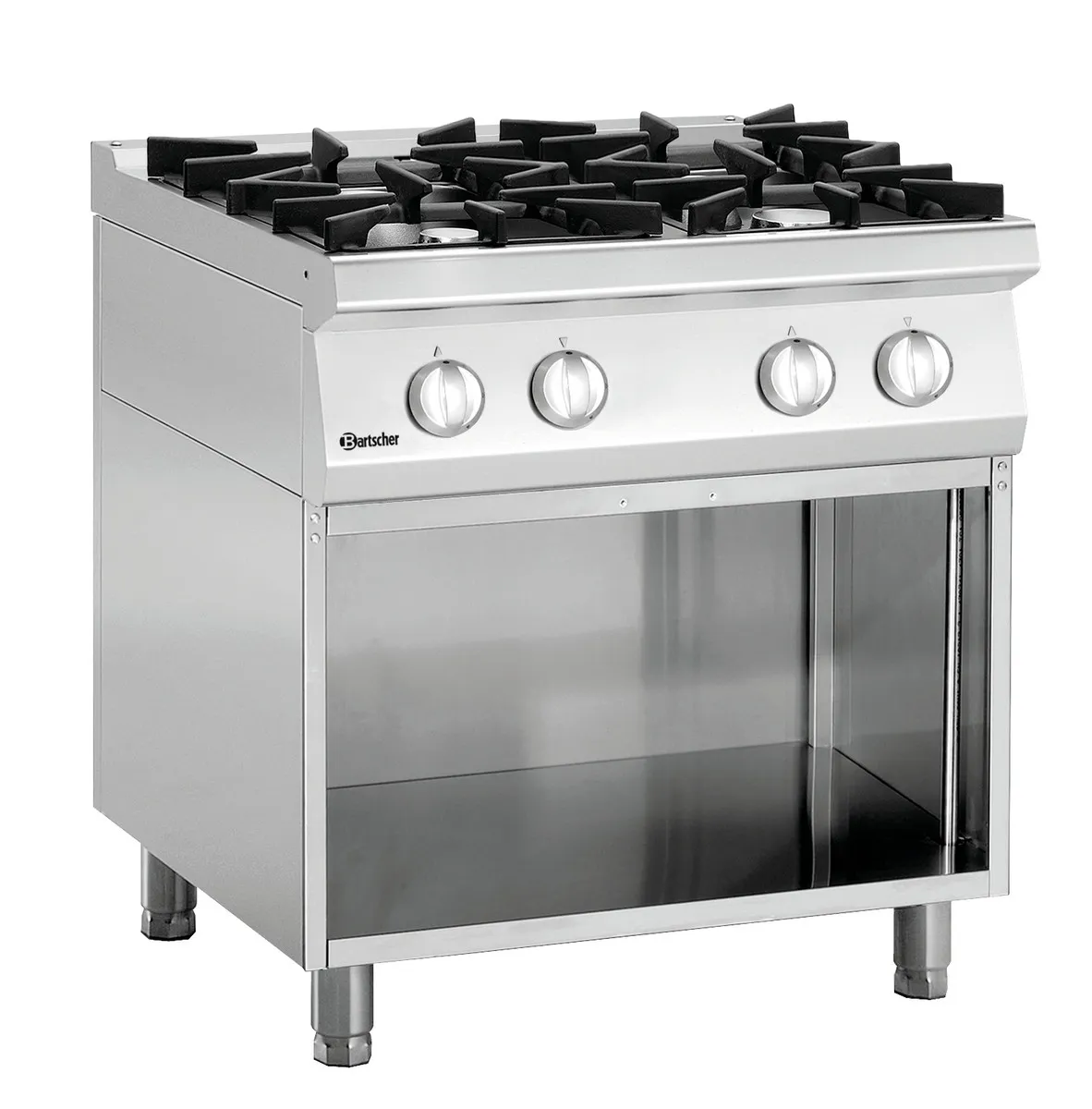 Gasherd Serie 700 - 4 offene Gasbrenner