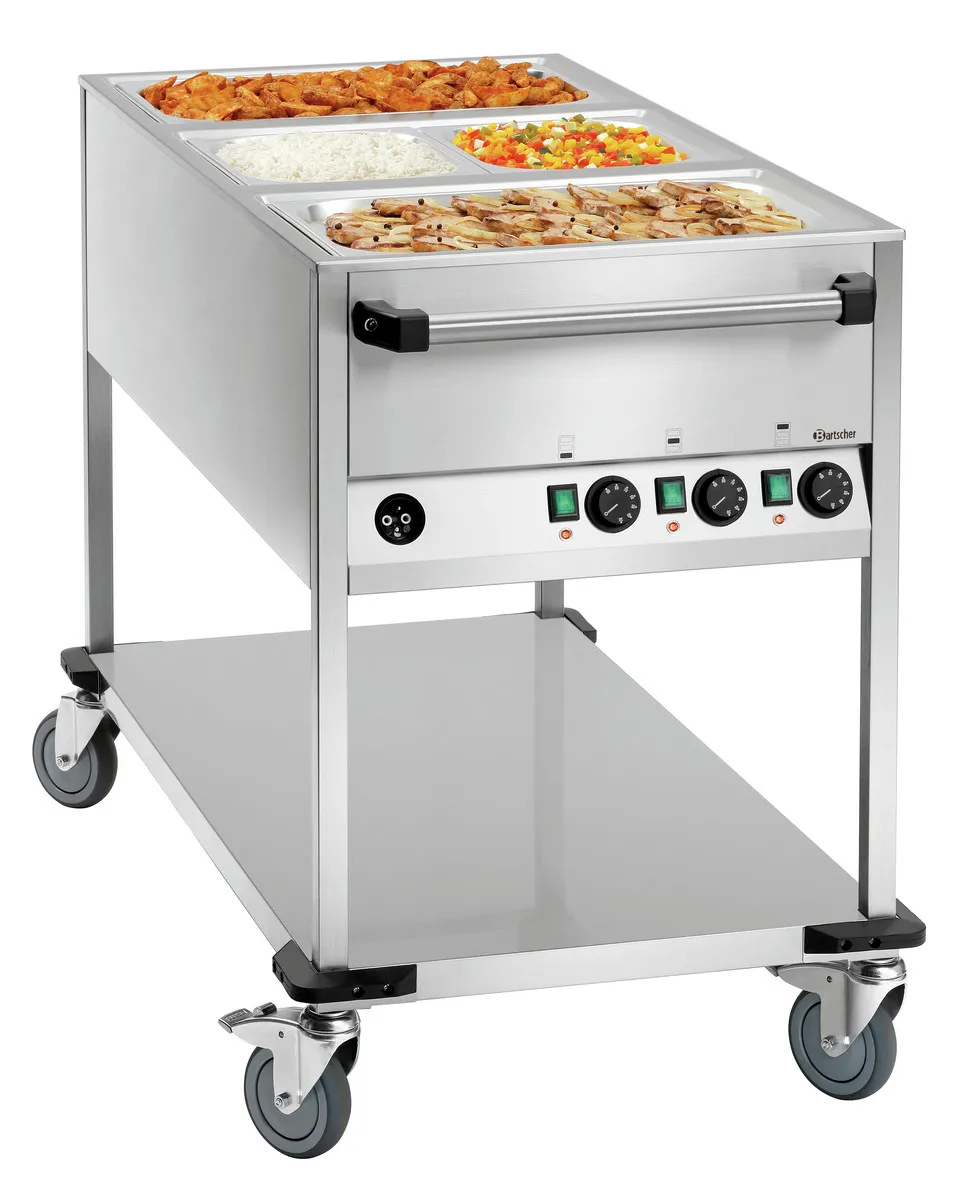 Bain-Marie-Wagen - 3 GN 1/1