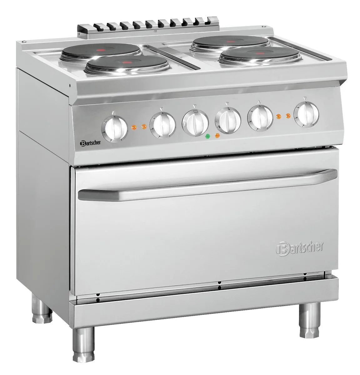 Herd Serie 700 - 4 Platten & Ofen GN2/1