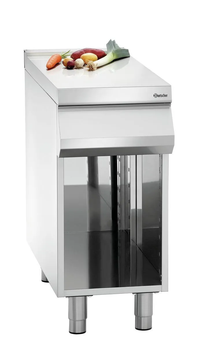 Arbeitselement Breite 400 - Offene Sockelleiste