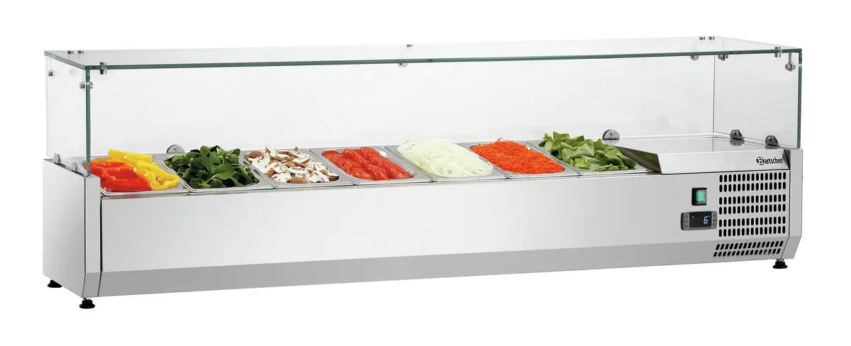 Saladette zum Aufstellen - 7 x GN 1/4