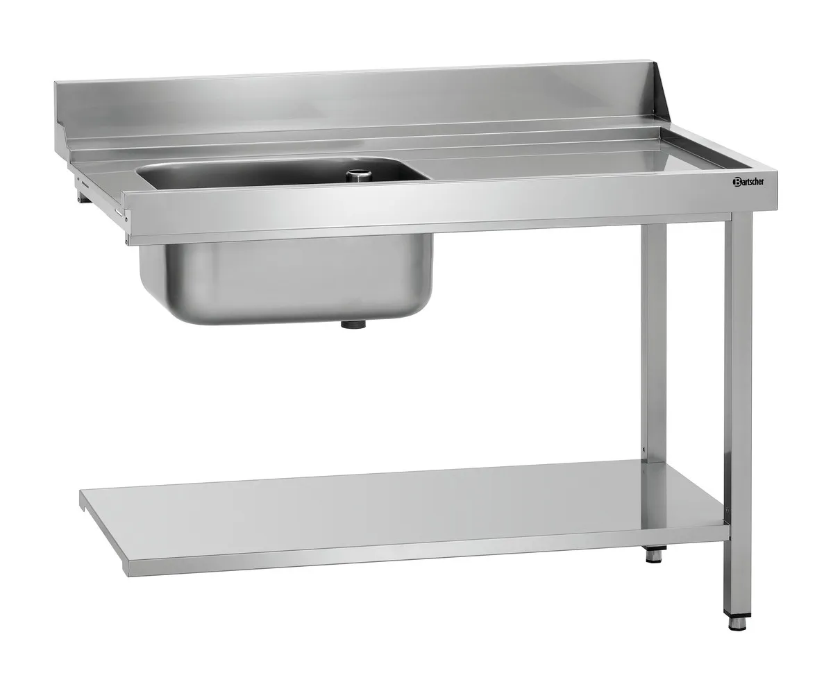Sortiertisch mit 1 Behälter - Rechts - L 1200 x T 720 mm