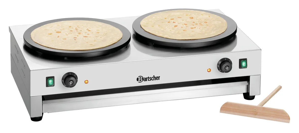 Doppelte elektrische Crêpe-Maschine - 40 cm