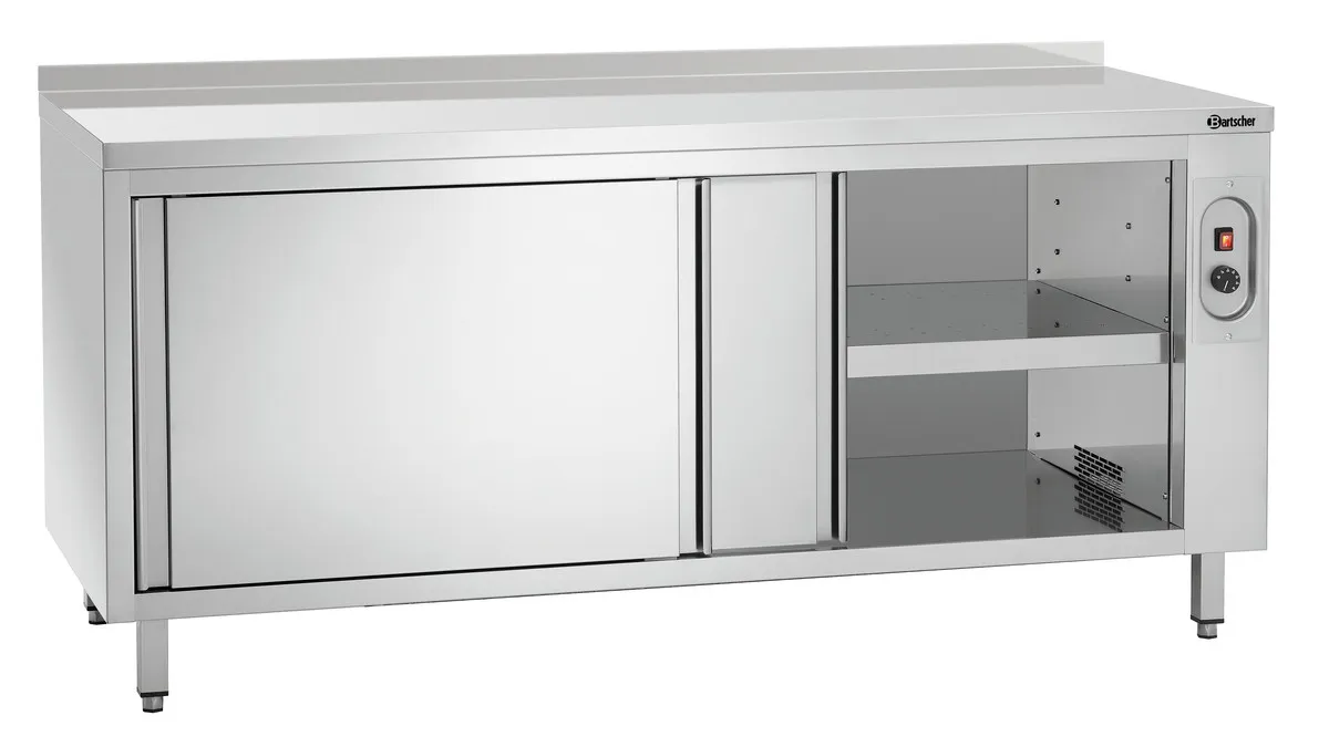 Wärmeschrank mit Rückwand - L 1800 x T 700 mm