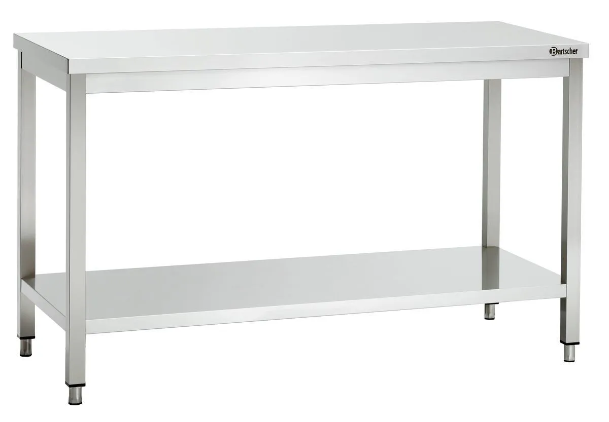 Edelstahltisch - L 1400 x T 600 mm