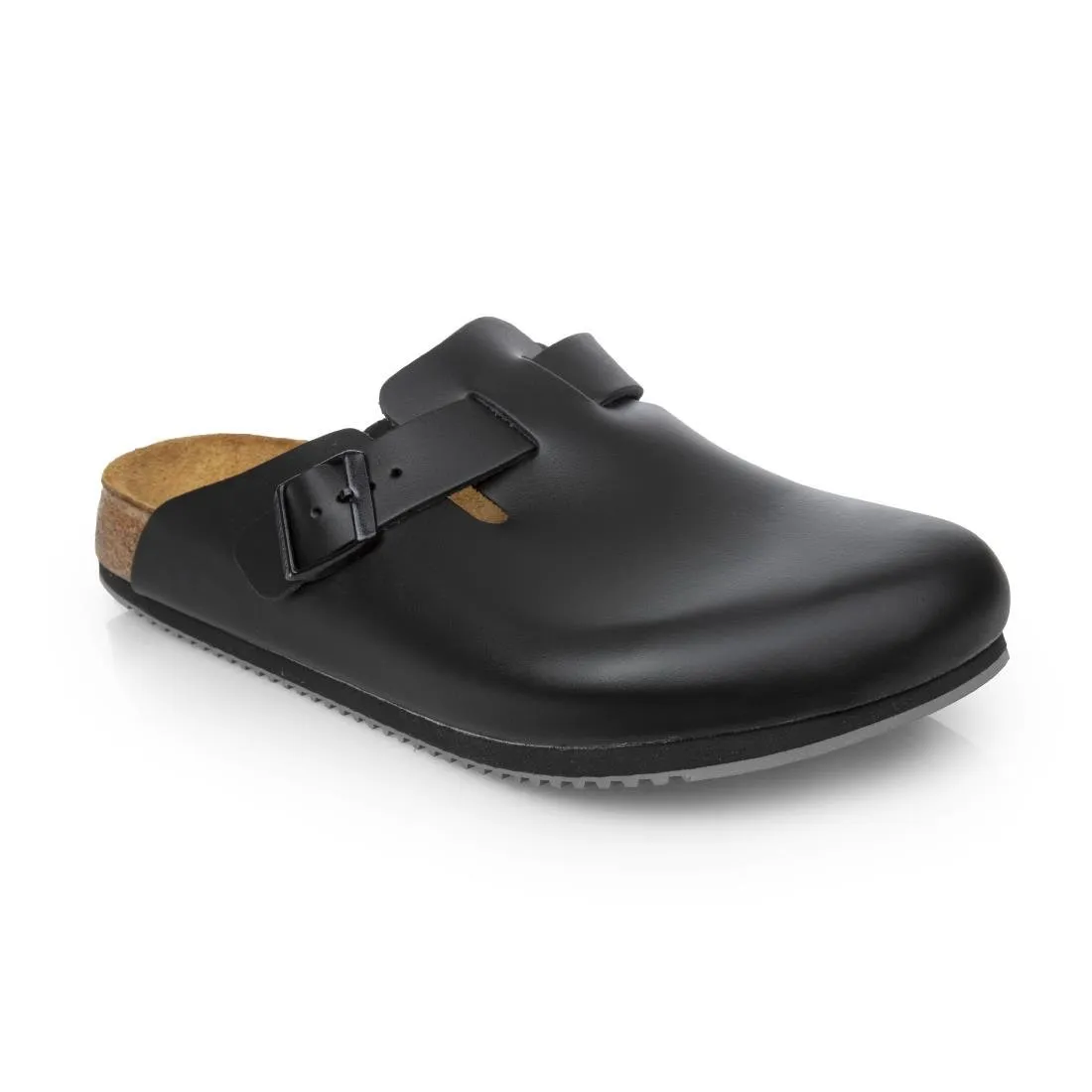 Schwarze Boston Birkenstock Clogs - Größe 42
