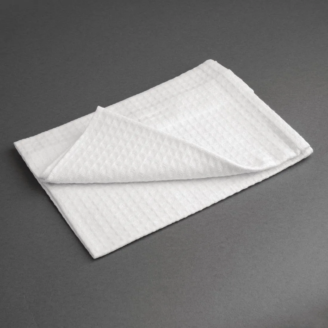 Weiße Polycotton-Geschirrtücher - Packung mit 10