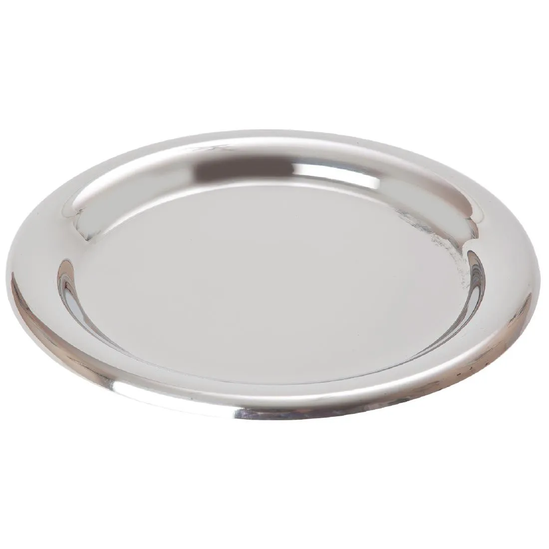 Edelstahl-Rechnungsplatte - Ø 140 mm