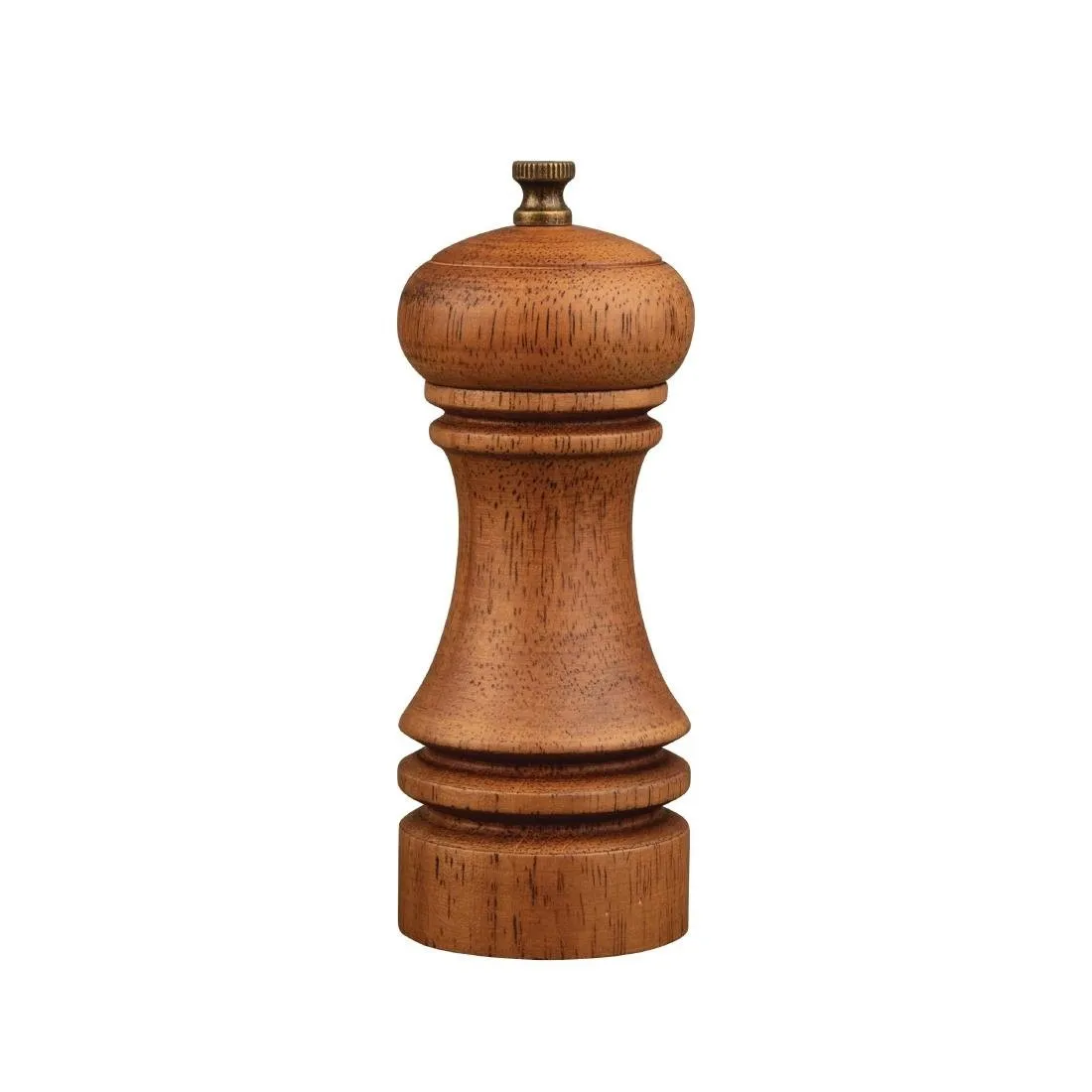 Salz- und Pfeffermühle aus Holz im antiken Look - H 150 mm