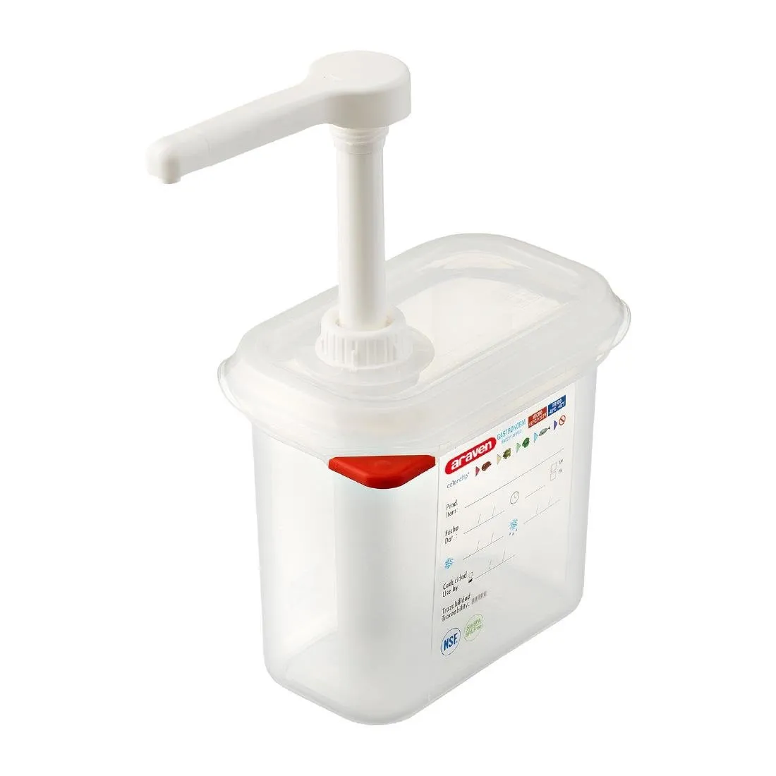 Transparenter Saucenspender GN 1/9 - 1,5 L