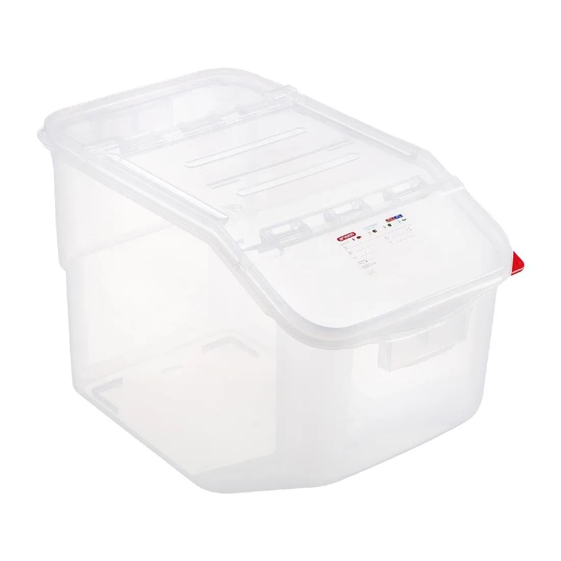 Transparente Zutatenbox - 50 L