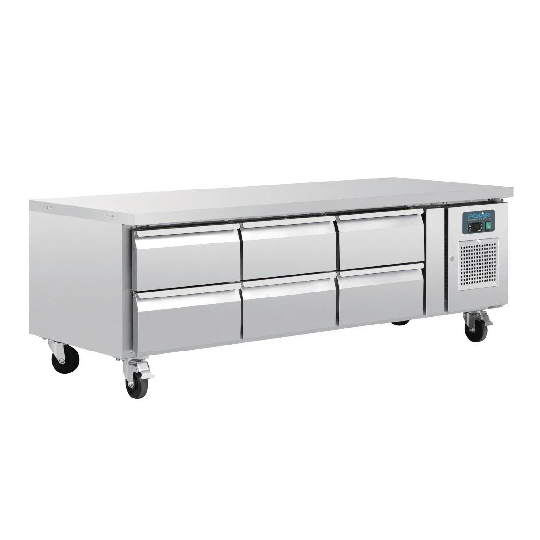Unterbau-Kühlschrank GN 1/1 Serie U - 6 Schubladen - 317 L