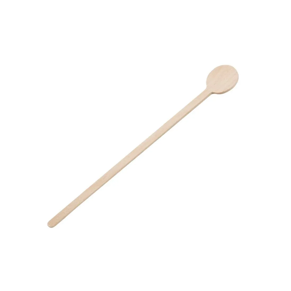 Biologisch abbaubare Holz-Cocktailrührer 150 mm - Packung mit 100