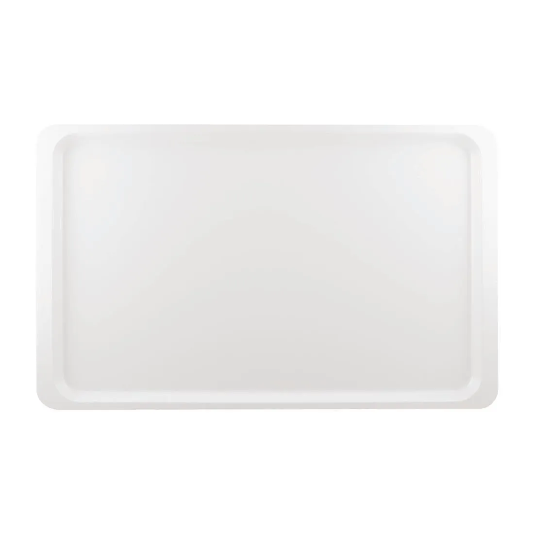 Servierplatte aus Polyester GN1/1 530x325mm Weiß