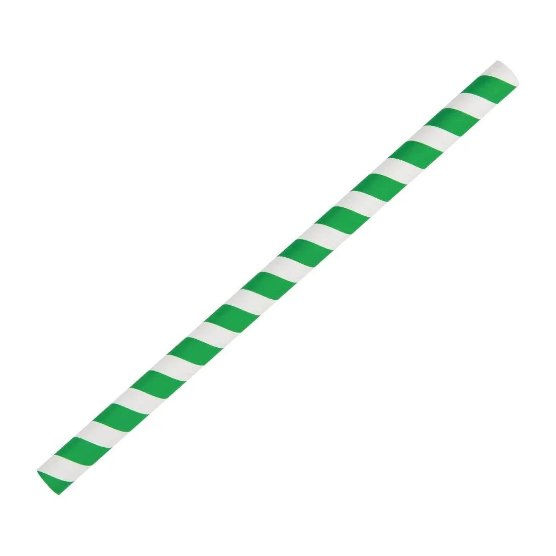 Papier Smoothie-Strohhalme - Grün - L 210mm - Packung mit 250