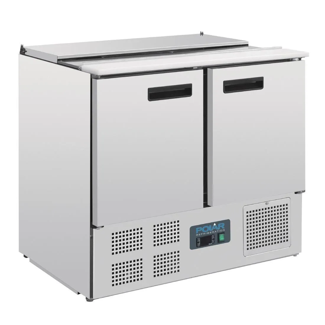 Gekühlte Saladette - 240L - 2 GN 1/1 Behälter und 2 GN 1/4 Behälter